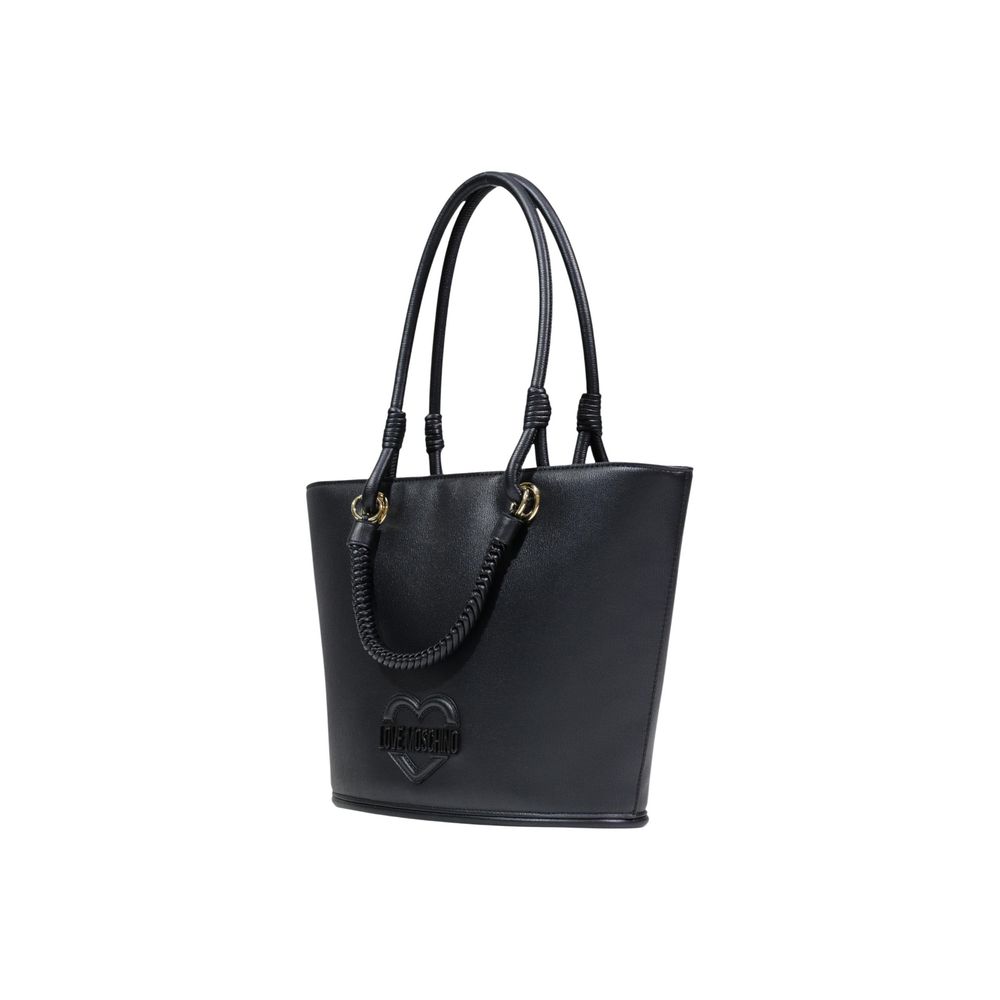 Black Polyethylene Handbag - ventzia