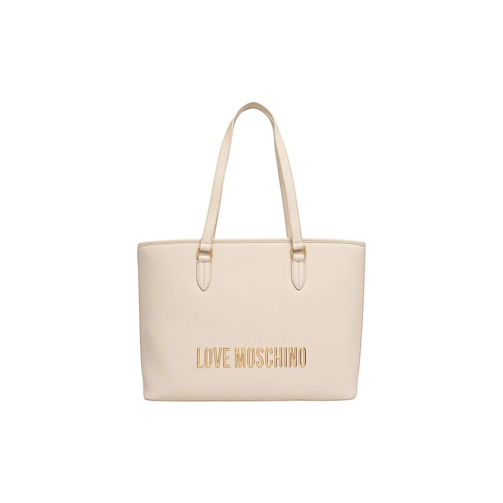 Beige Polyethylene Handbag - ventzia