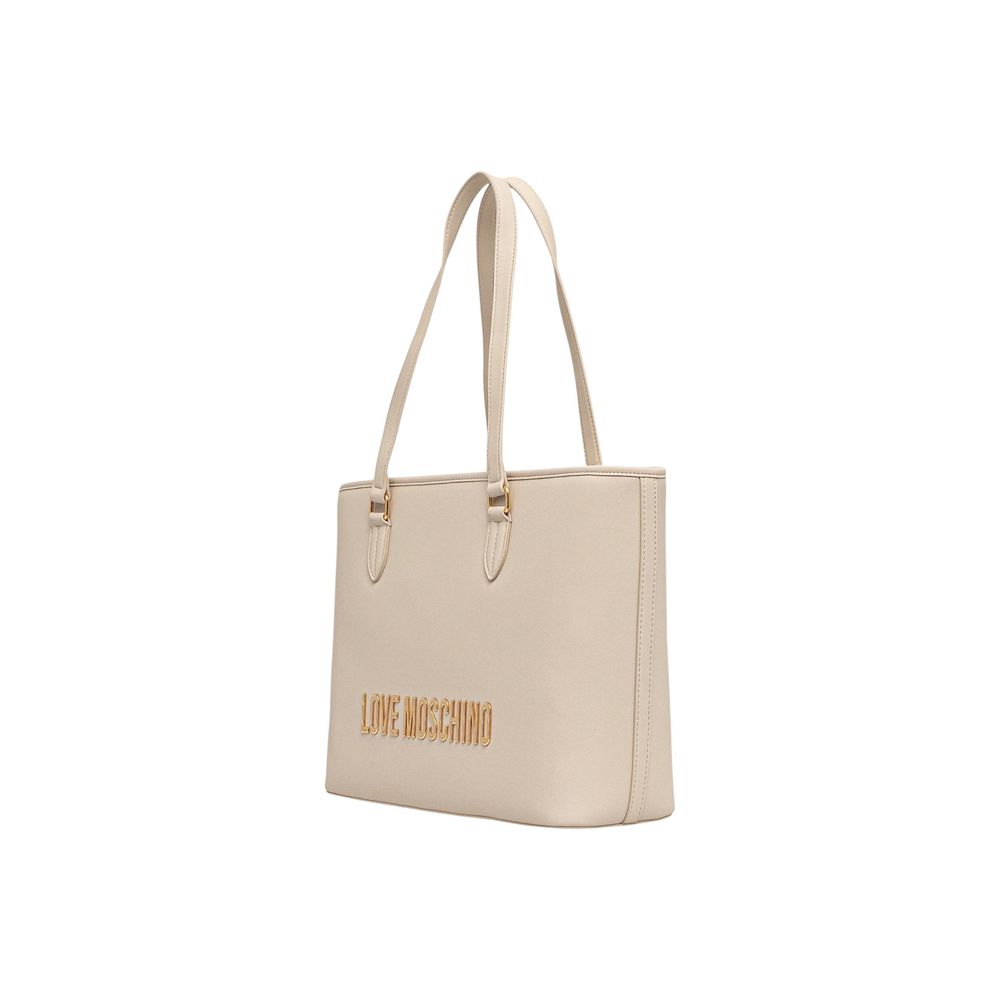 Beige Polyethylene Handbag - ventzia
