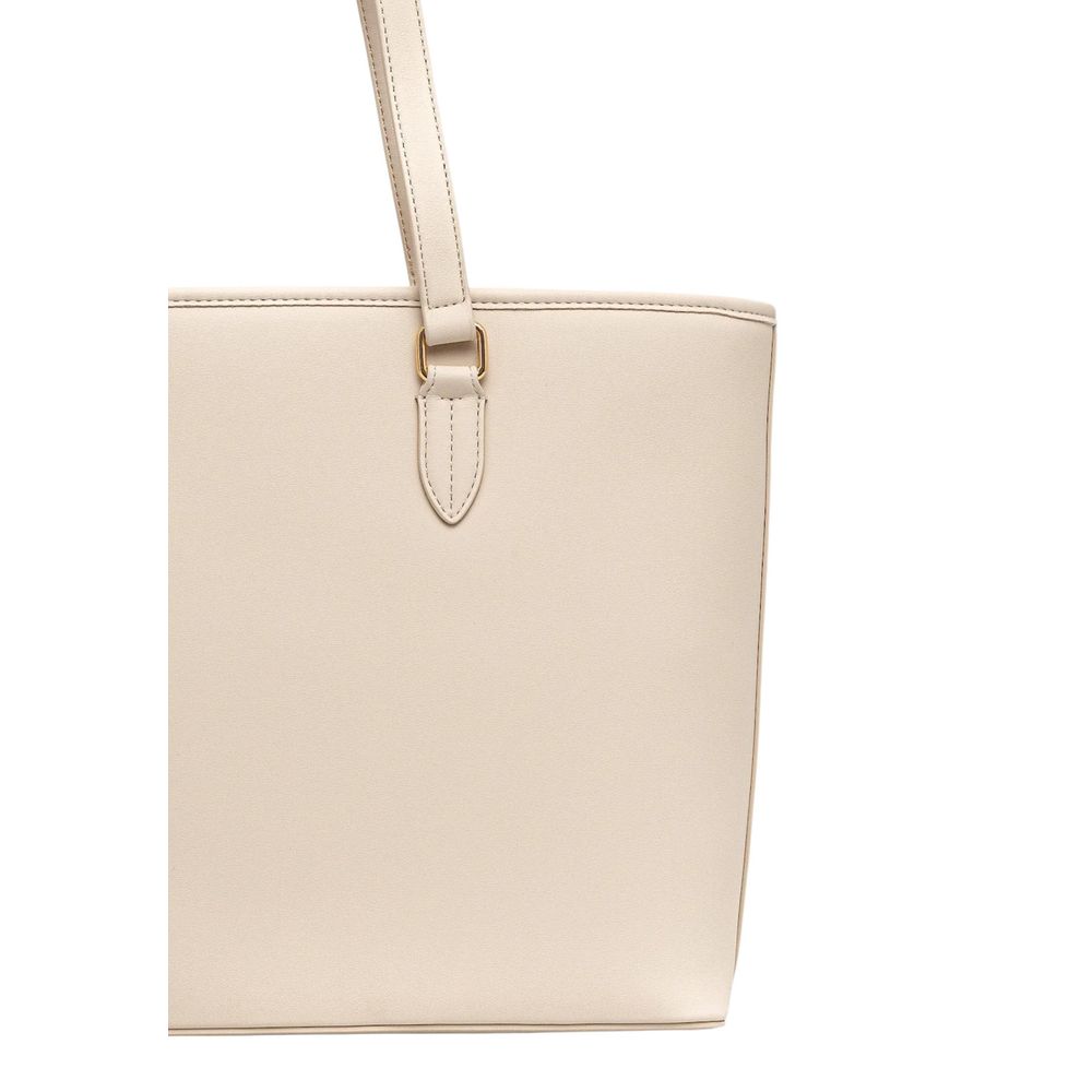 Beige Polyethylene Handbag - ventzia