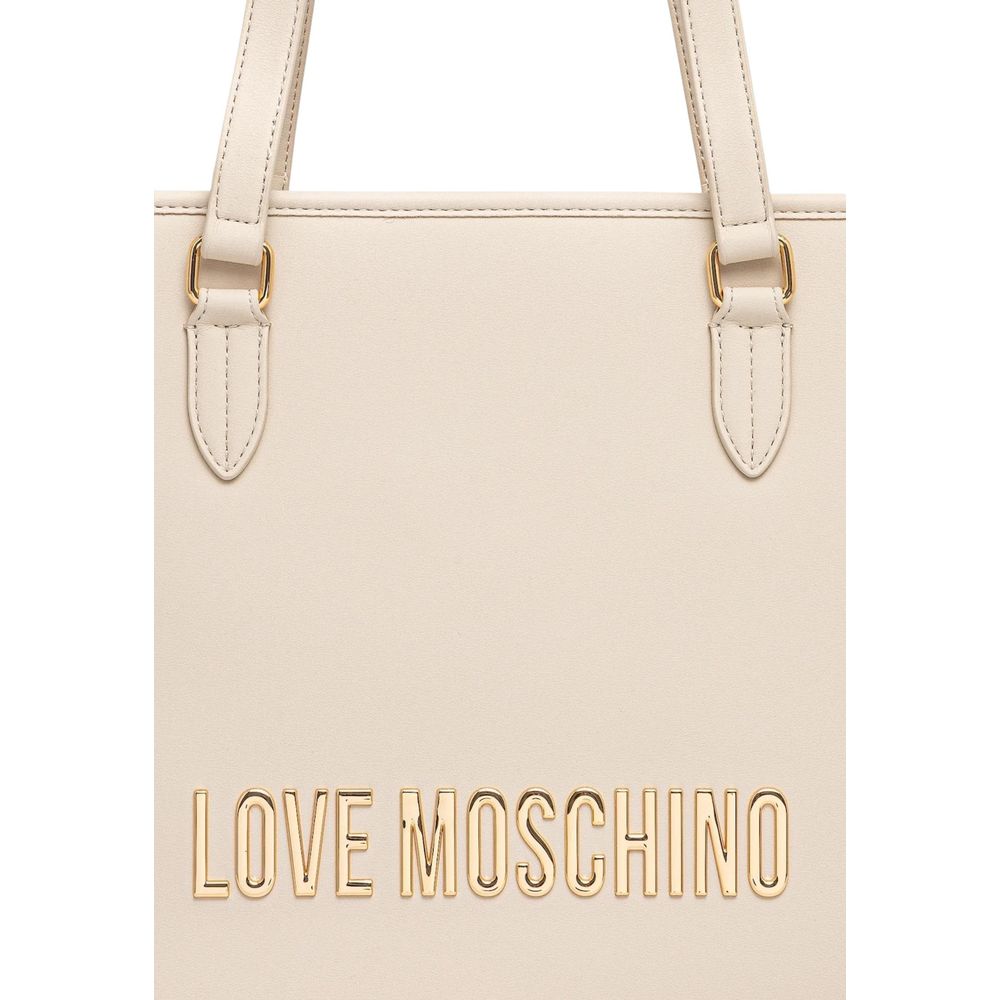 Beige Polyethylene Handbag - ventzia