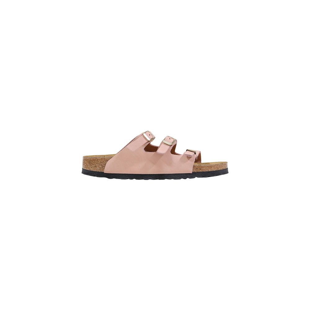Multicolor Leather Flat Sandals - ventzia