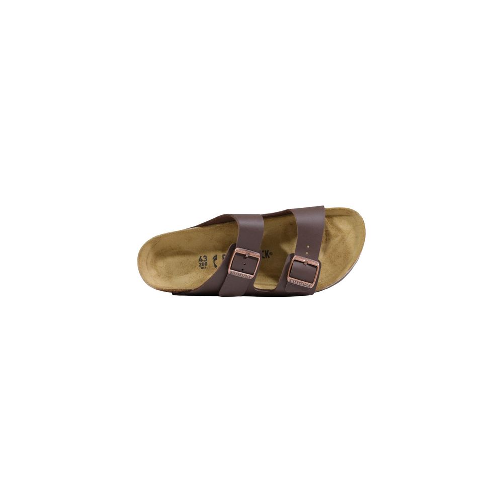 Brown Synthetic Flat Sandals - ventzia