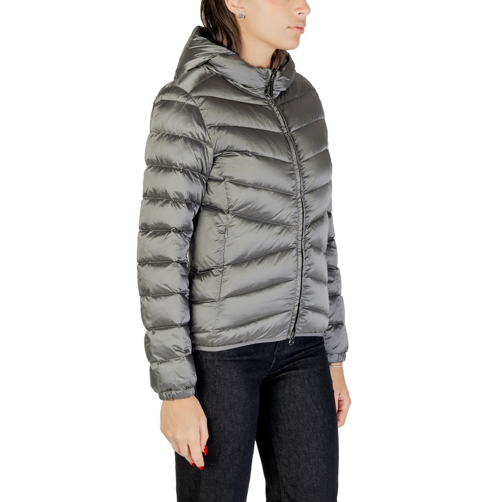 Gray Polyamide Coat - ventzia