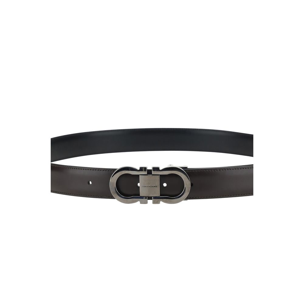 Black Calf Leather Bos Taurus Regular Belt - ventzia