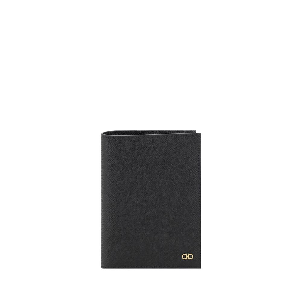 Black Calf Leather Bos Taurus Wallet - ventzia