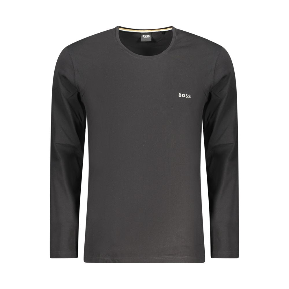 Black Cotton Men T-Shirt - ventzia