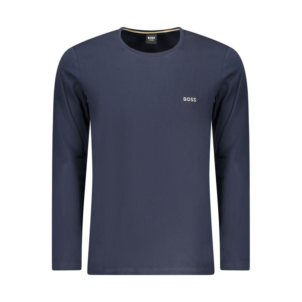 Blue Cotton Men's T-Shirt - ventzia