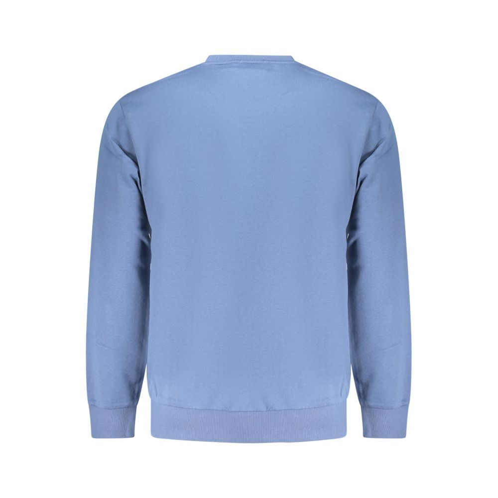 Blue Cotton Men's Sweatshirt - ventzia