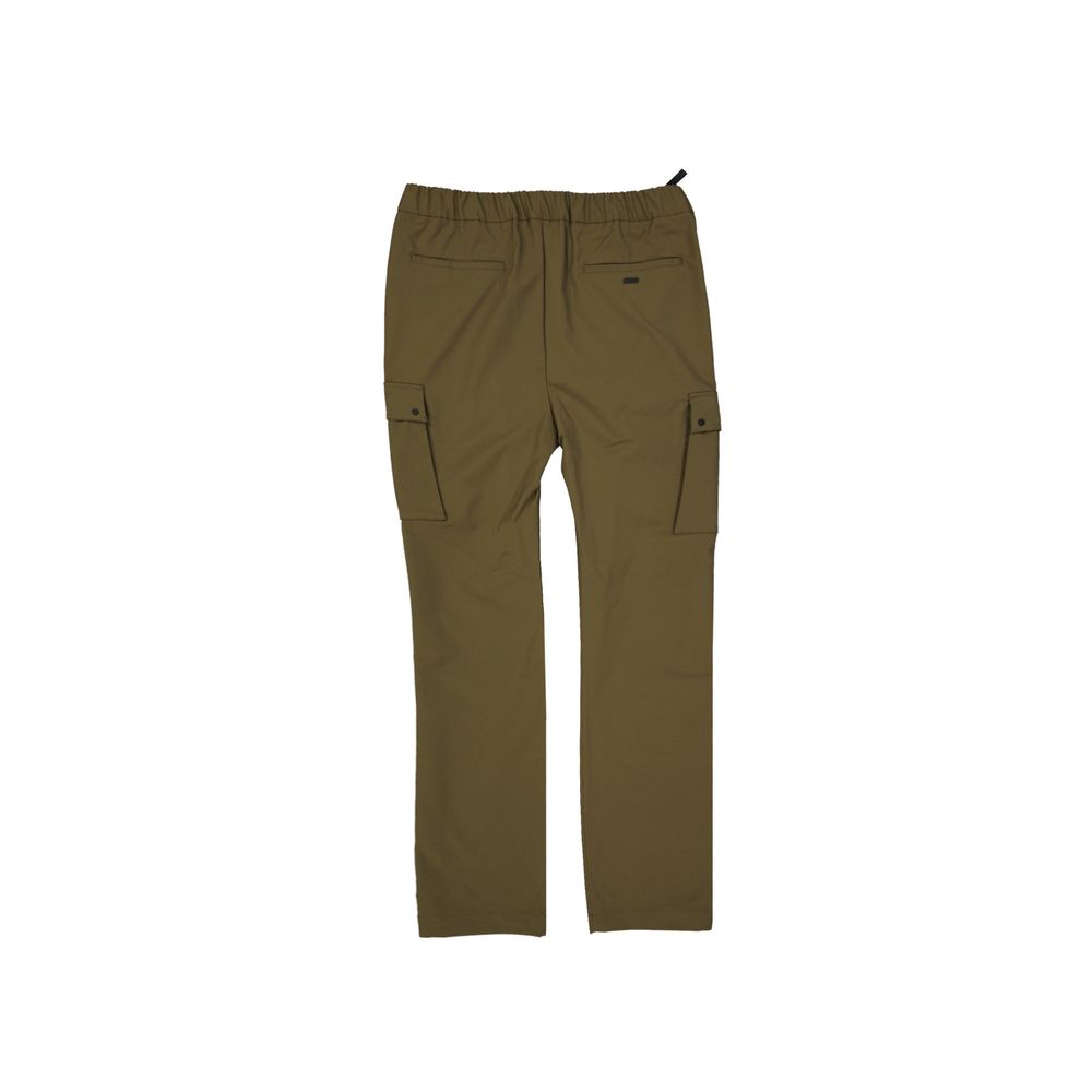 Bicolor Polyester Cargo Pants - ventzia