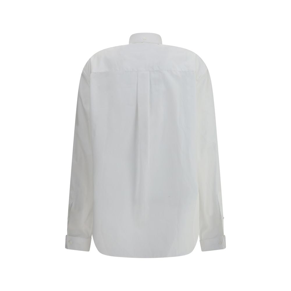 White Cotton Shirt - ventzia