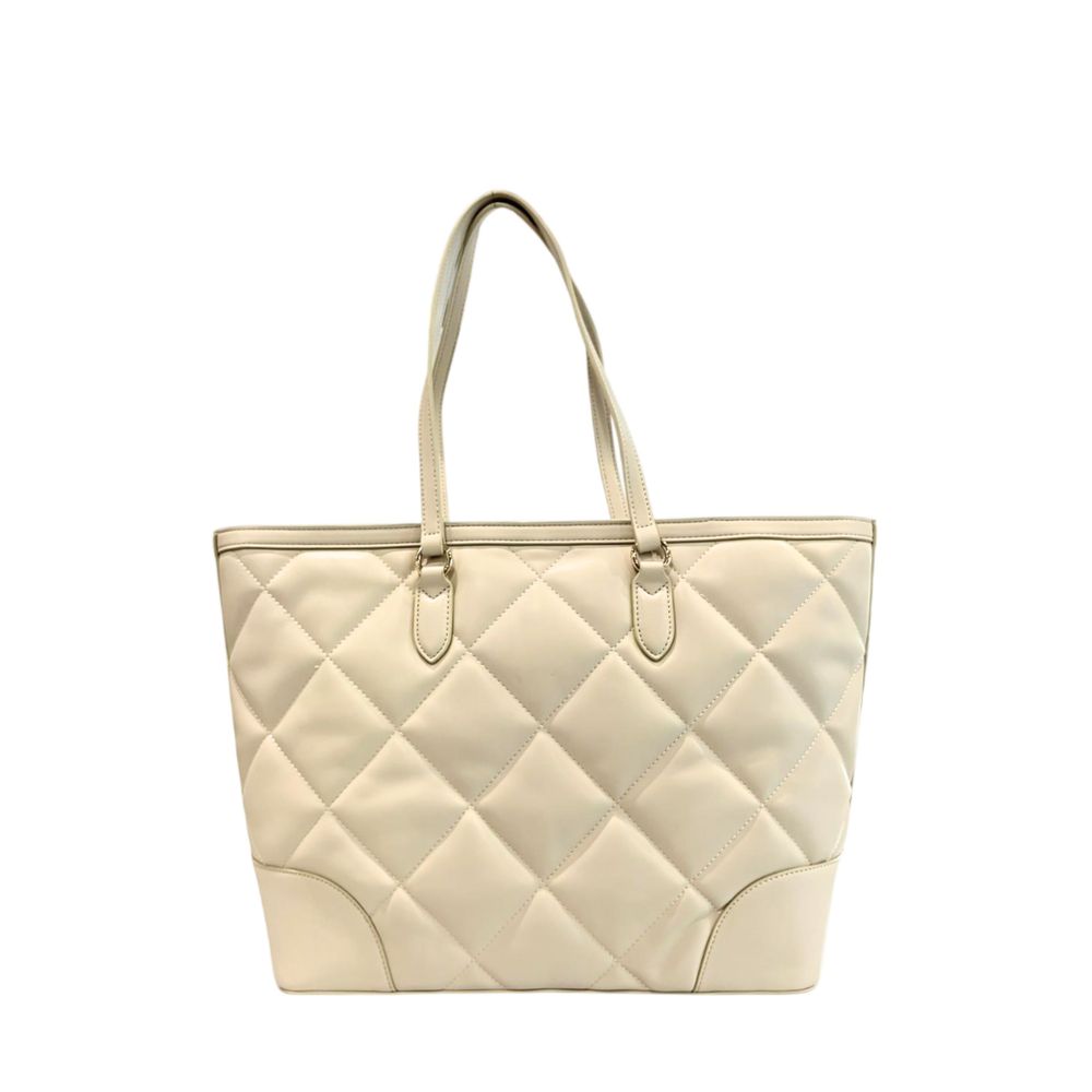 Pink Polyurethane Women Handbag - ventzia