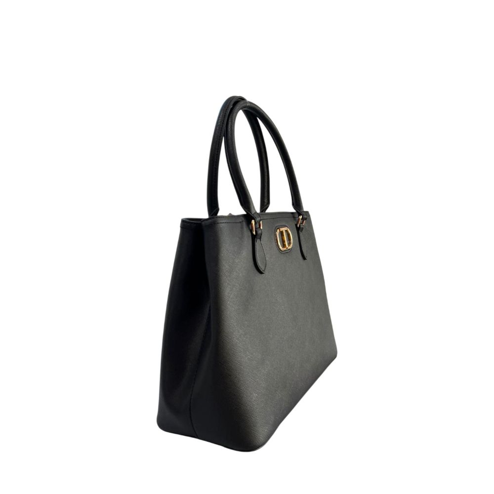 Yellow Polyurethane Women Shoulder Bag - ventzia