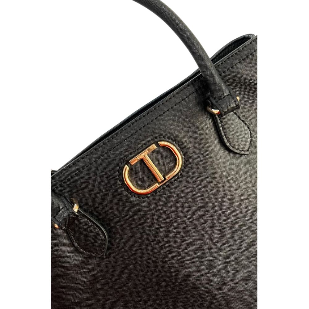 Yellow Polyurethane Women Shoulder Bag - ventzia