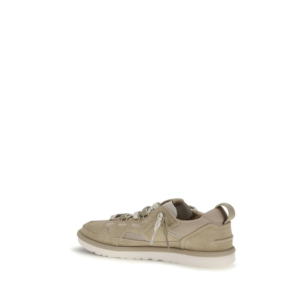 Beige Calf Leather Bos Taurus Sneakers - ventzia