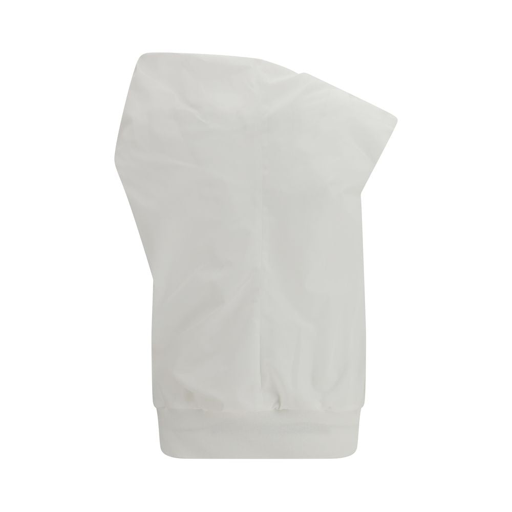 White Polyester Sweatshirt - ventzia