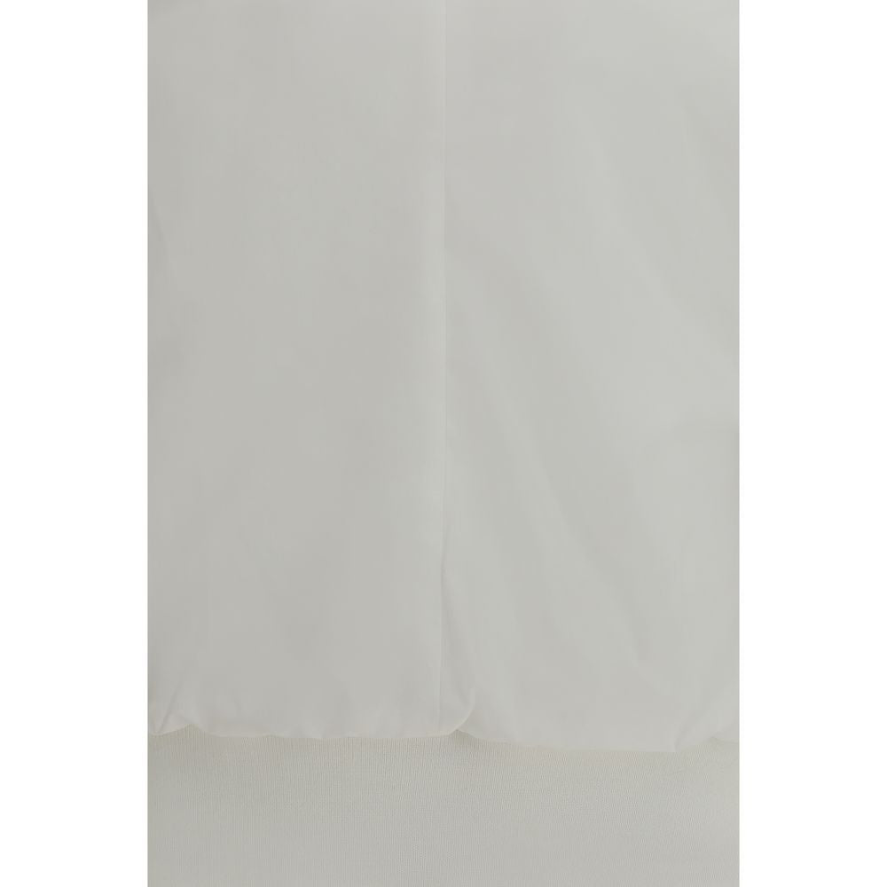 White Polyester Sweatshirt - ventzia