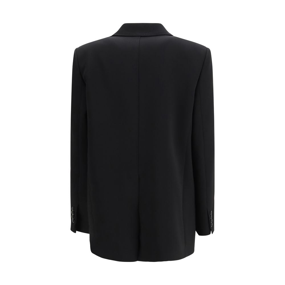 Black Triacetate Blazer - ventzia
