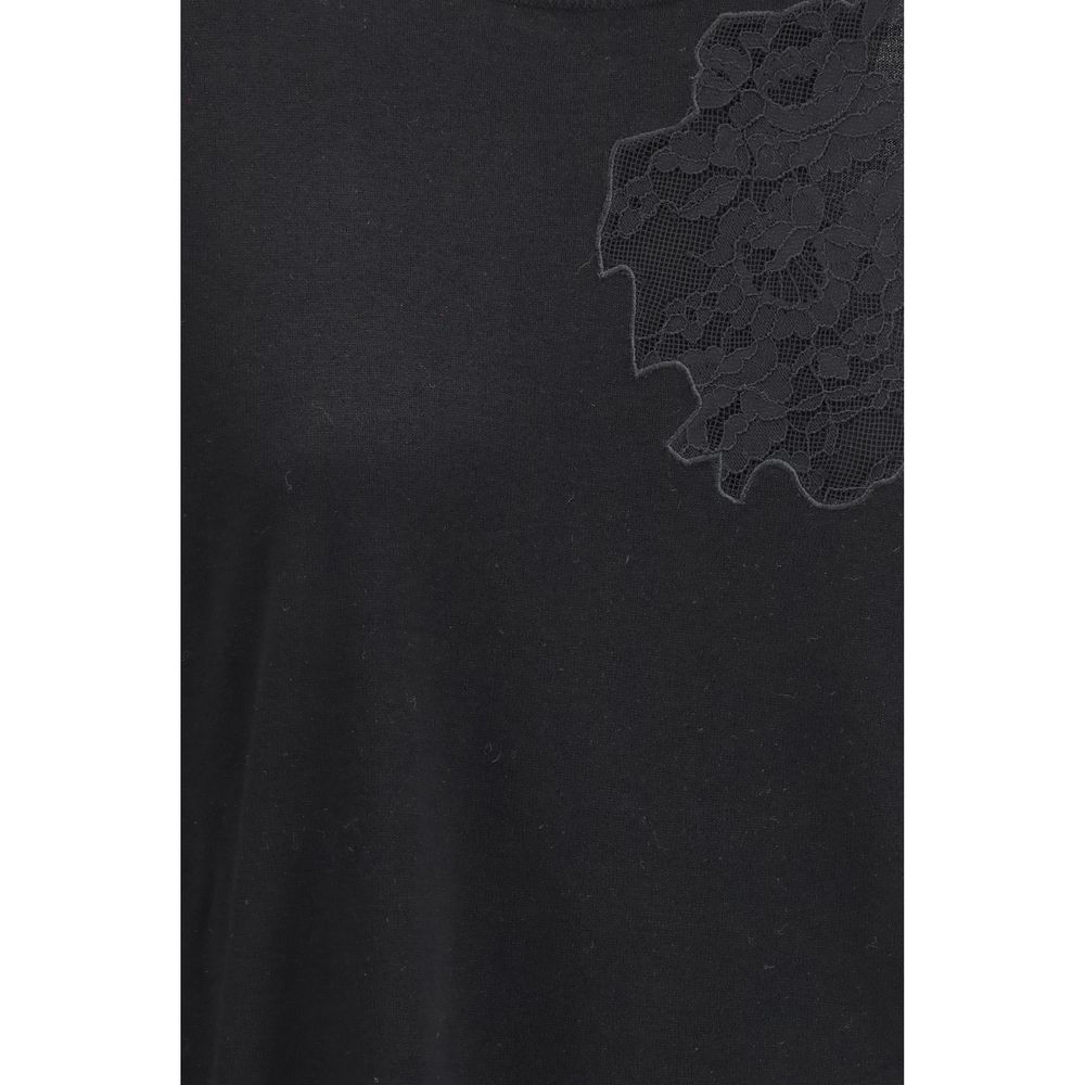 Black Silk Sweatshirt - ventzia