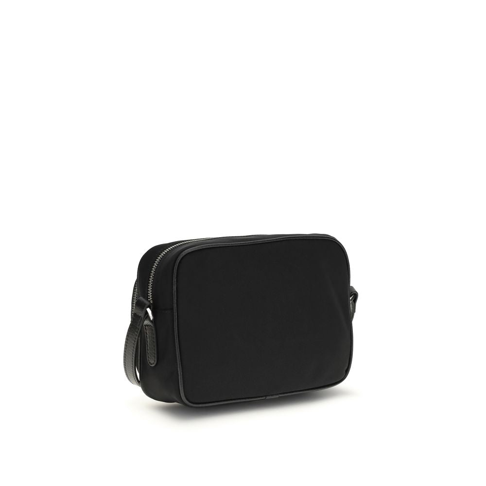 Black Polyamide Shoulder Bag - ventzia