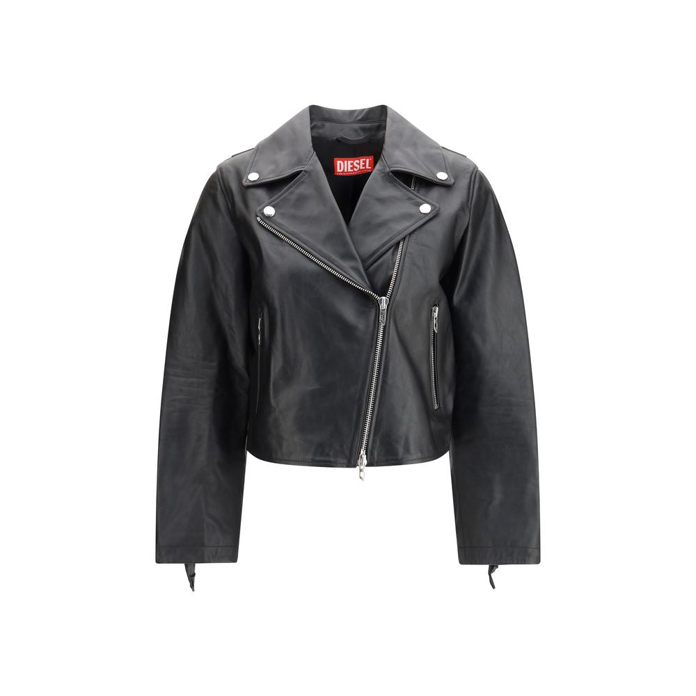 Black Leather Jacket - ventzia