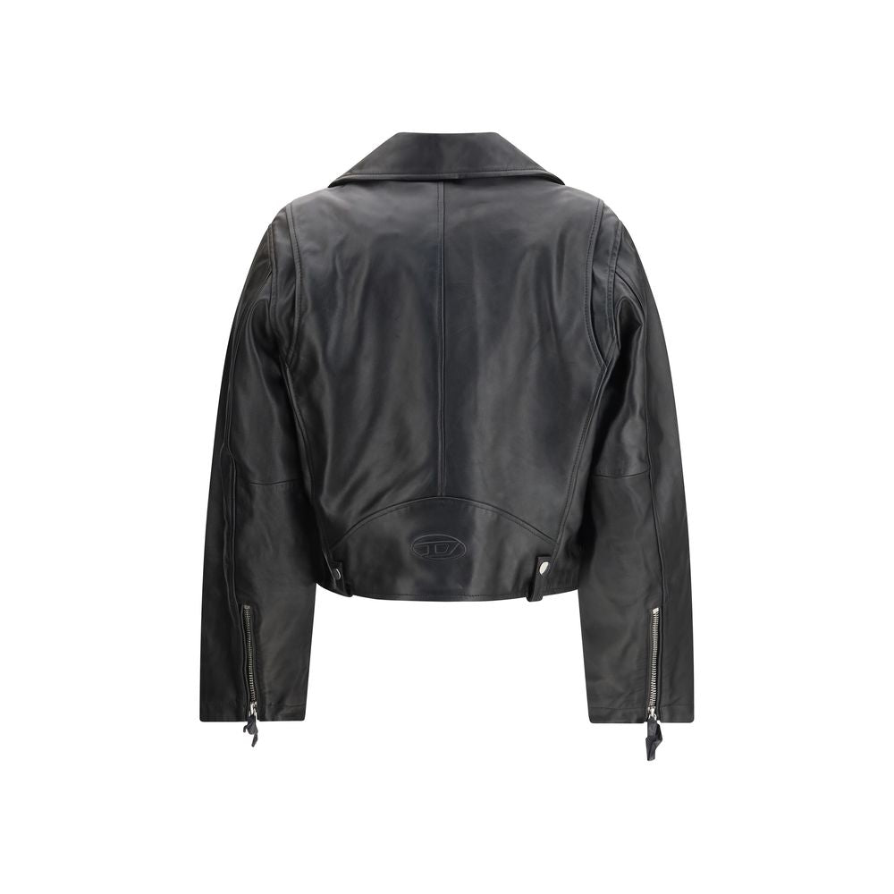 Black Leather Jacket - ventzia