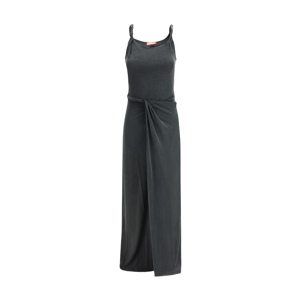 Gray Modal Casual Dress - ventzia