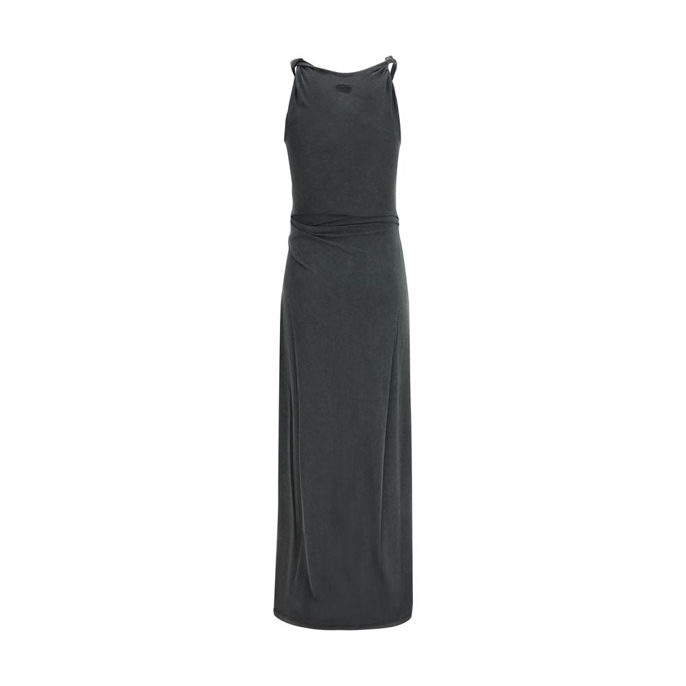 Gray Modal Casual Dress - ventzia
