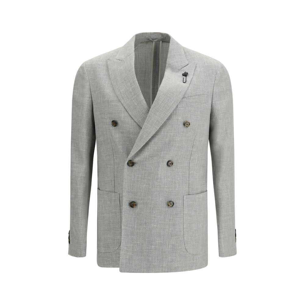 Bicolor Wool Blazer - ventzia