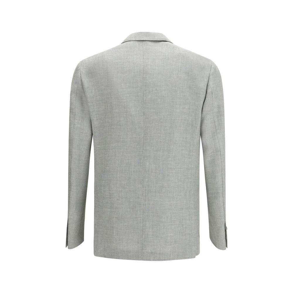Bicolor Wool Blazer - ventzia