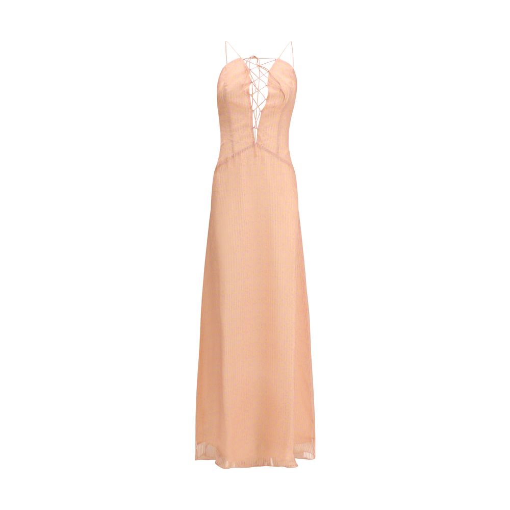 Multicolor Silk Casual Dress - ventzia