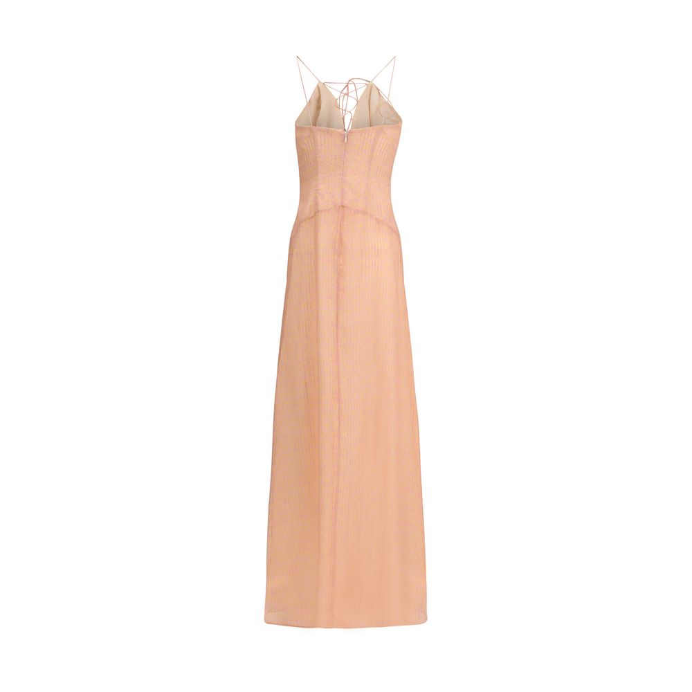 Multicolor Silk Casual Dress - ventzia
