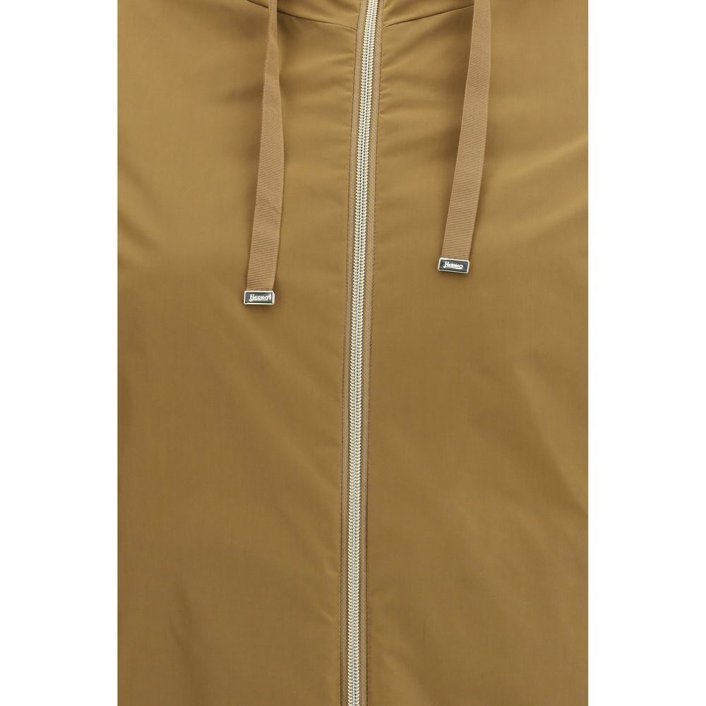 Blue Polyester Coat - ventzia