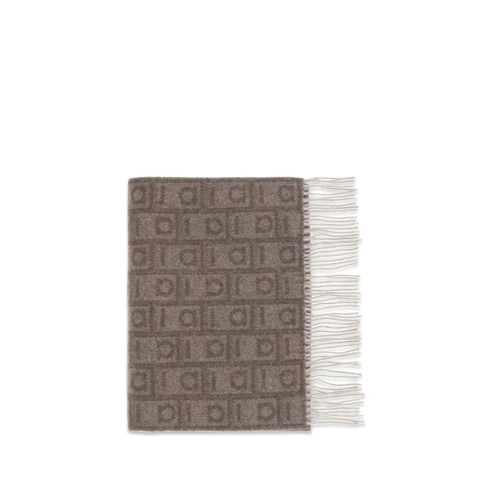 Brown Cashmere Scarf - ventzia