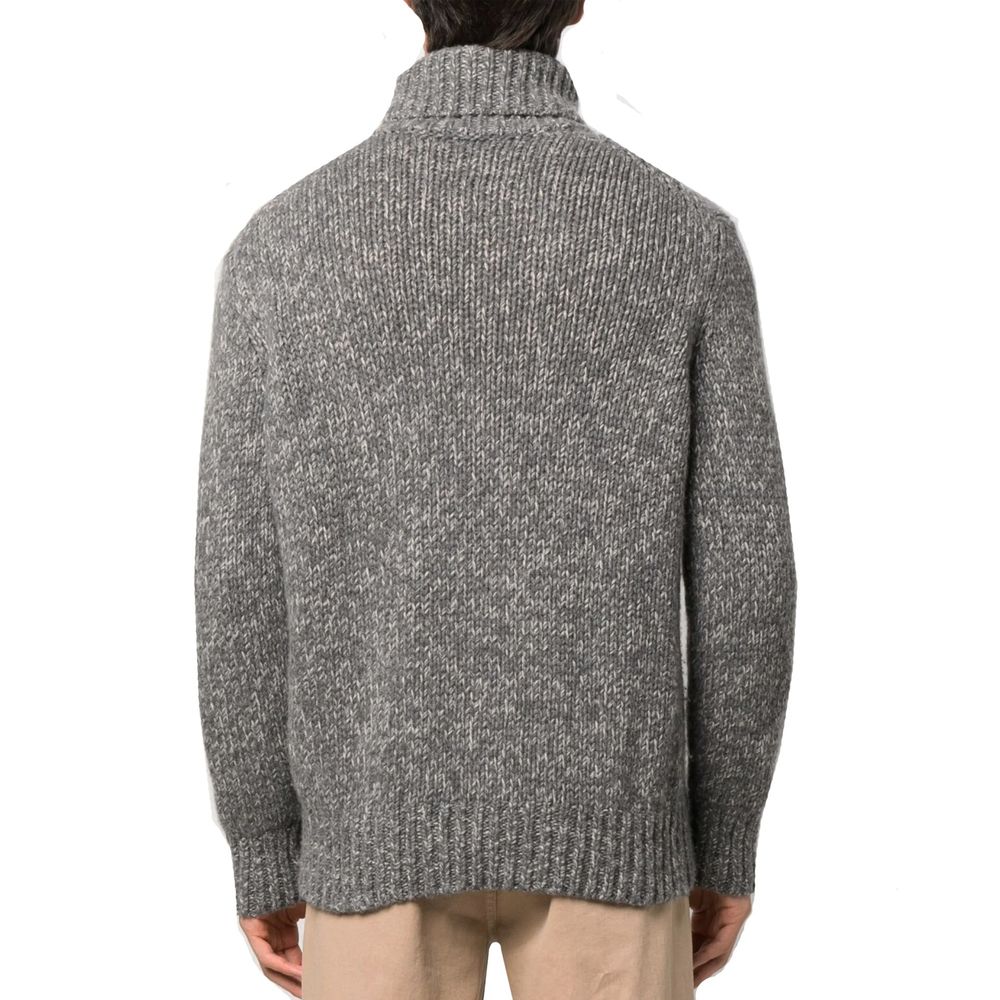 Gray Cashmere Sweater - ventzia