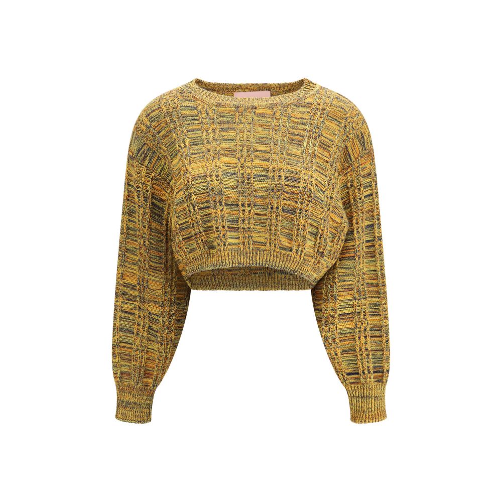 Multicolor Cotton Sweatshirt - ventzia