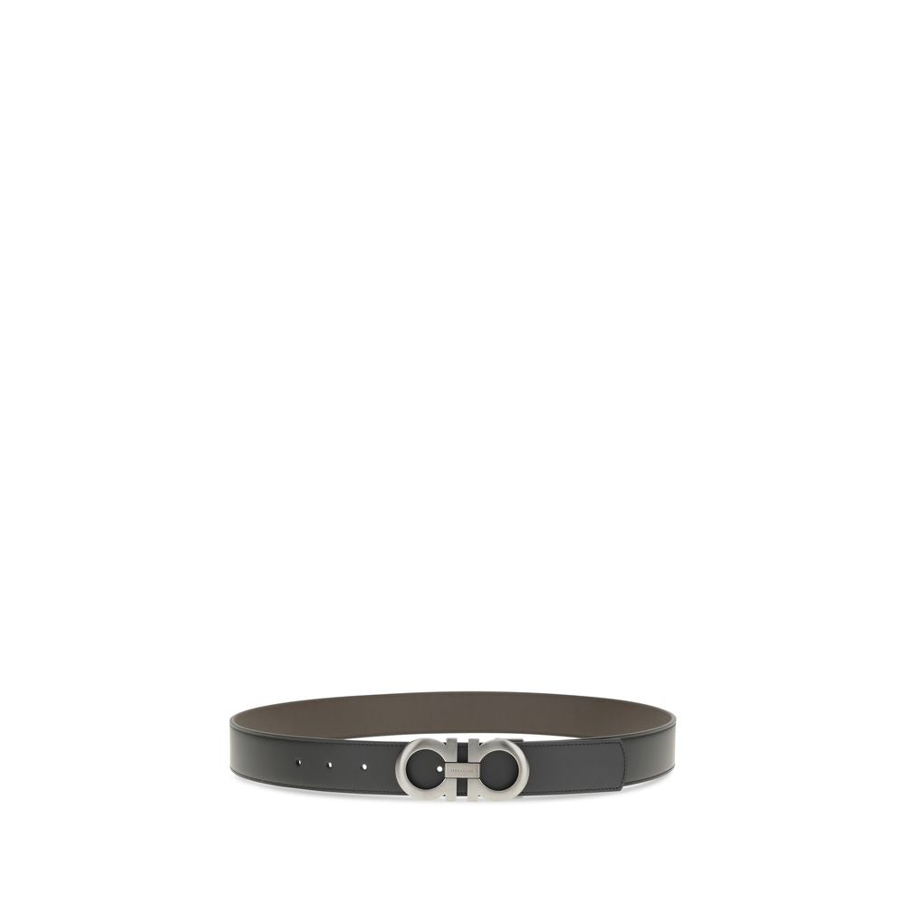 Black Calf Leather Bos Taurus Belt - ventzia