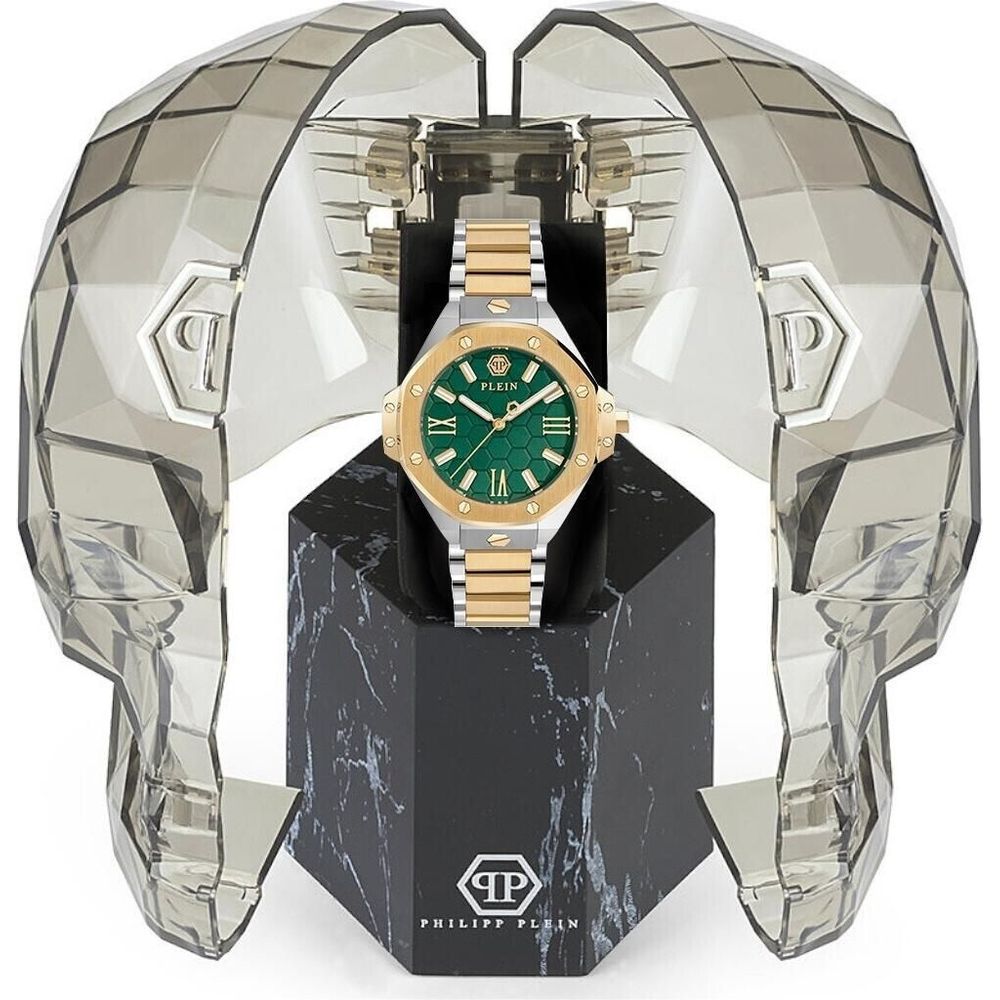 Gold Stainless Steel Dress Watch - ventzia