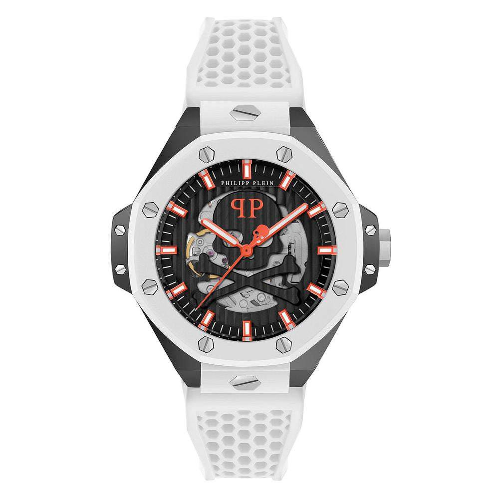 White Synthetic Sport Watch - ventzia
