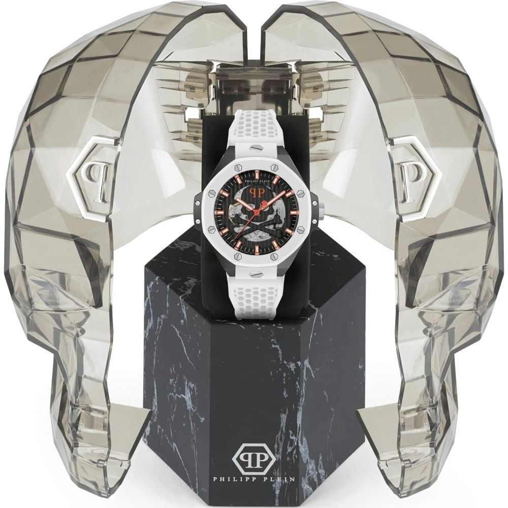 White Synthetic Sport Watch - ventzia