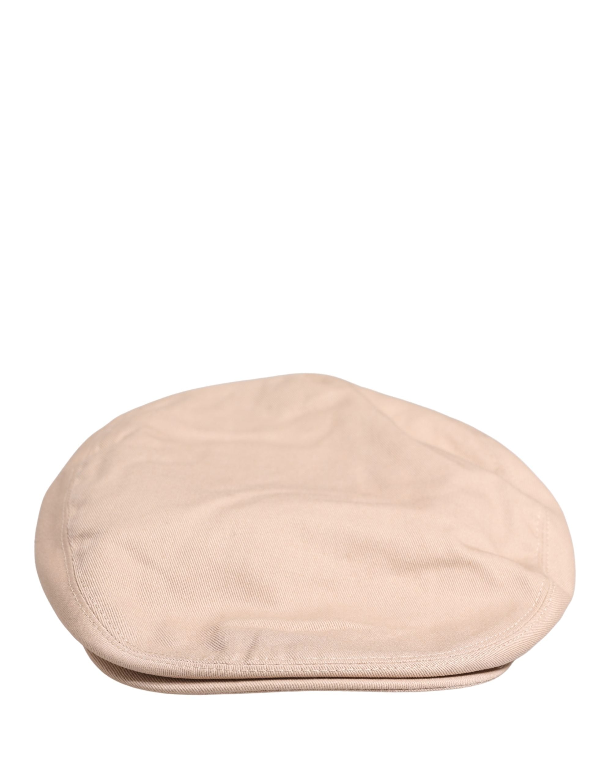 Men Beige Cotton Newsboy Cloth Capello Hat - ventzia