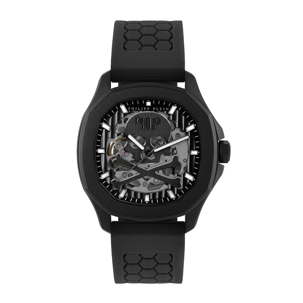 Black Synthetic Sport Watch - ventzia