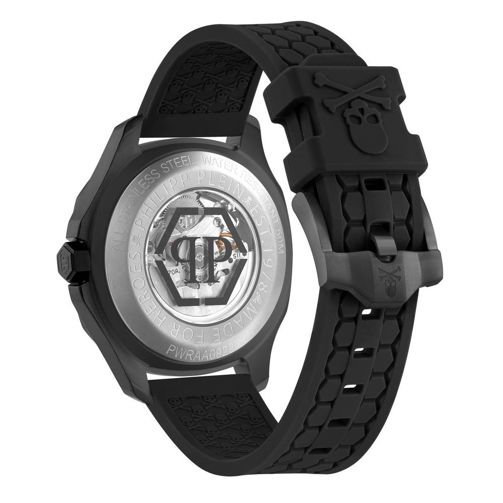 Black Synthetic Sport Watch - ventzia