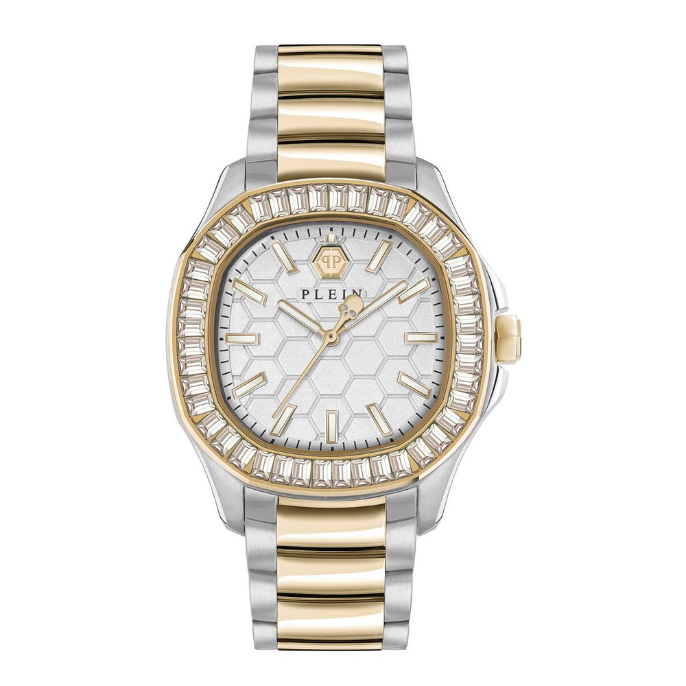 Gold Stainless Steel Dress Watch - ventzia
