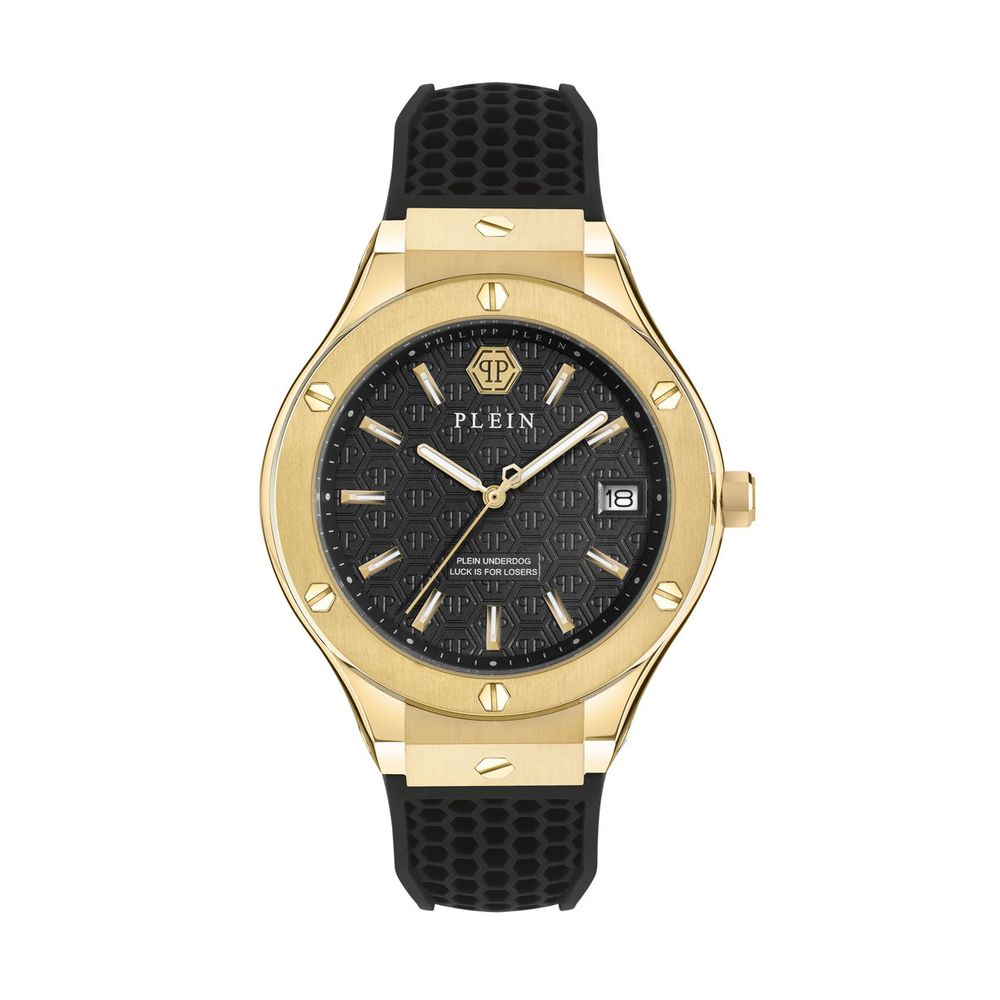 Black Synthetic Dress Watch - ventzia