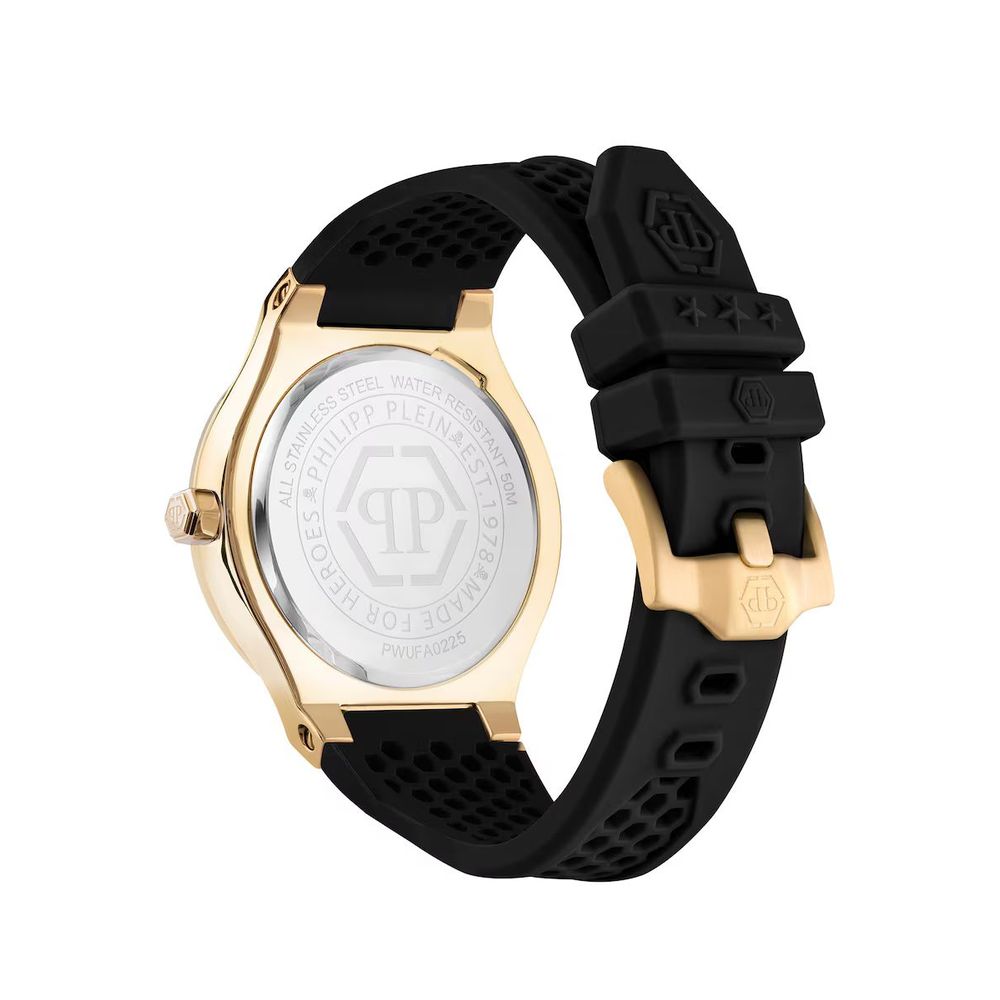 Black Synthetic Dress Watch - ventzia