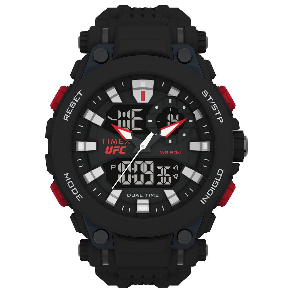 Black Rubber Digital Watch