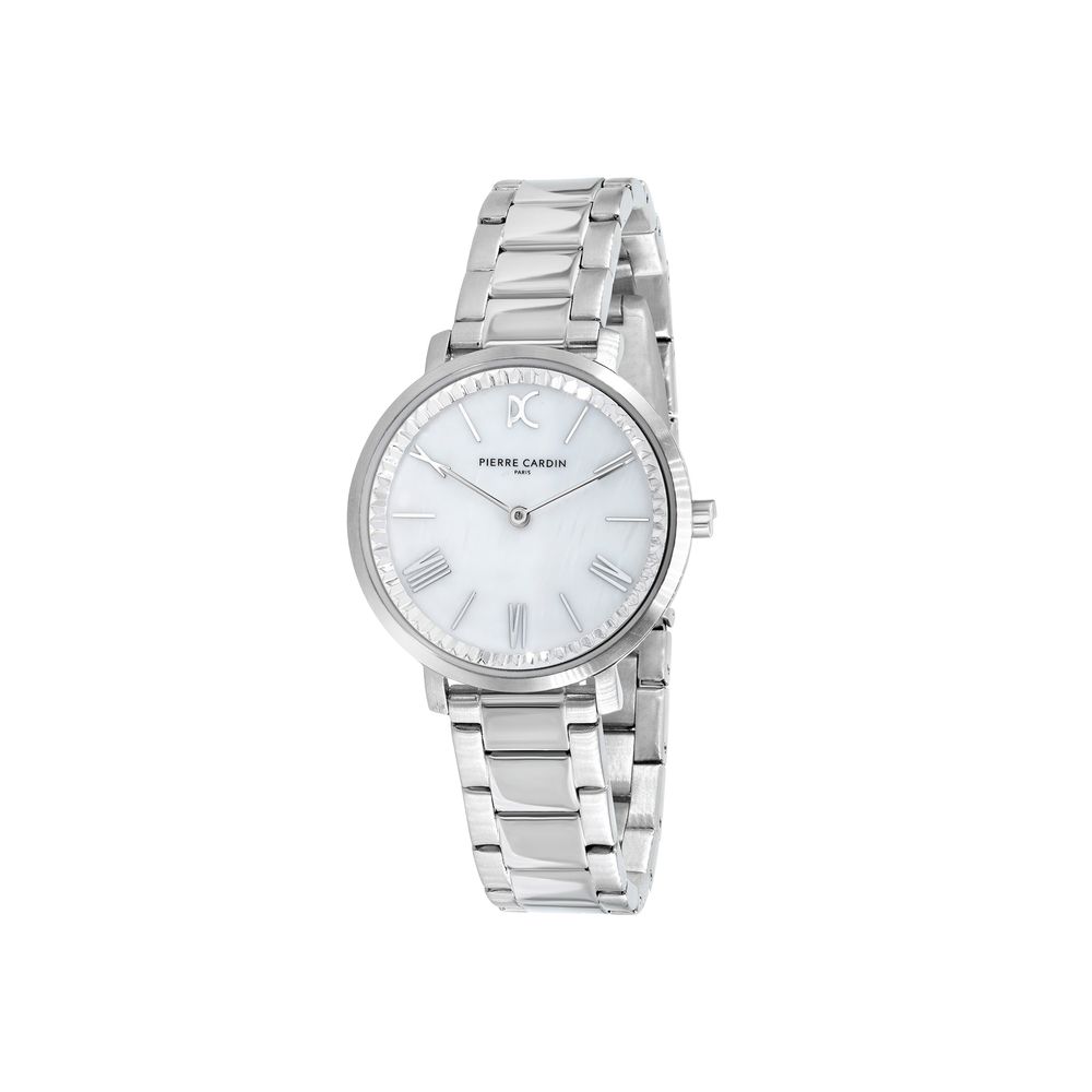 Gray Stainless Steel Dress Watch - ventzia
