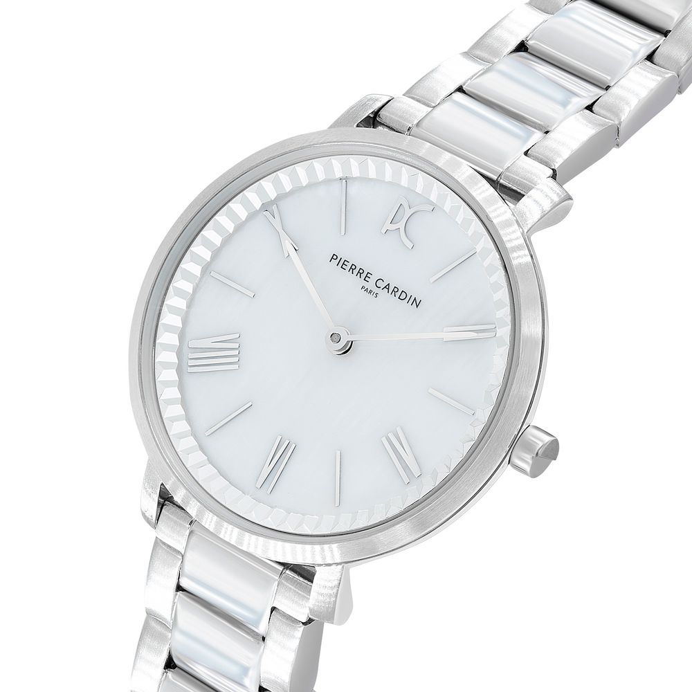 Gray Stainless Steel Dress Watch - ventzia