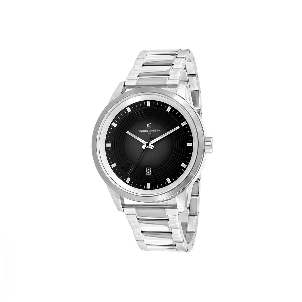 Gray Stainless Steel Dress Watch - ventzia